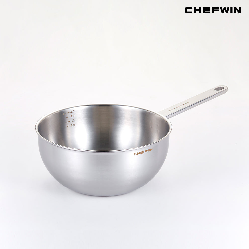 Chảo Lòng Sâu Chefwin Multi Wok 24cm Inox 316 Cao Cấp