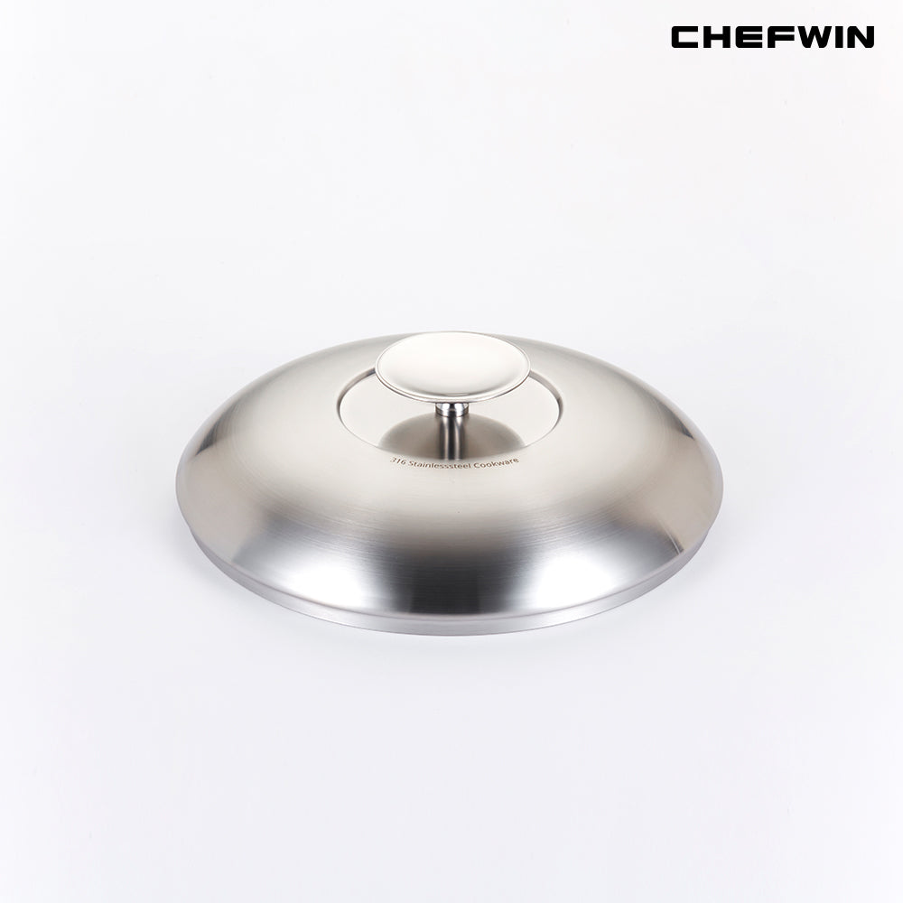 Chảo Lòng Sâu Chefwin Multi Wok 24cm Inox 316 Cao Cấp