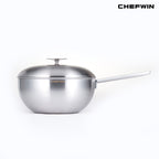 Chảo Lòng Sâu Chefwin Multi Wok 24cm Inox 316 Cao Cấp