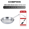 Chảo chiên Chefwin Frypan 24cm Inox 316 cao cấp