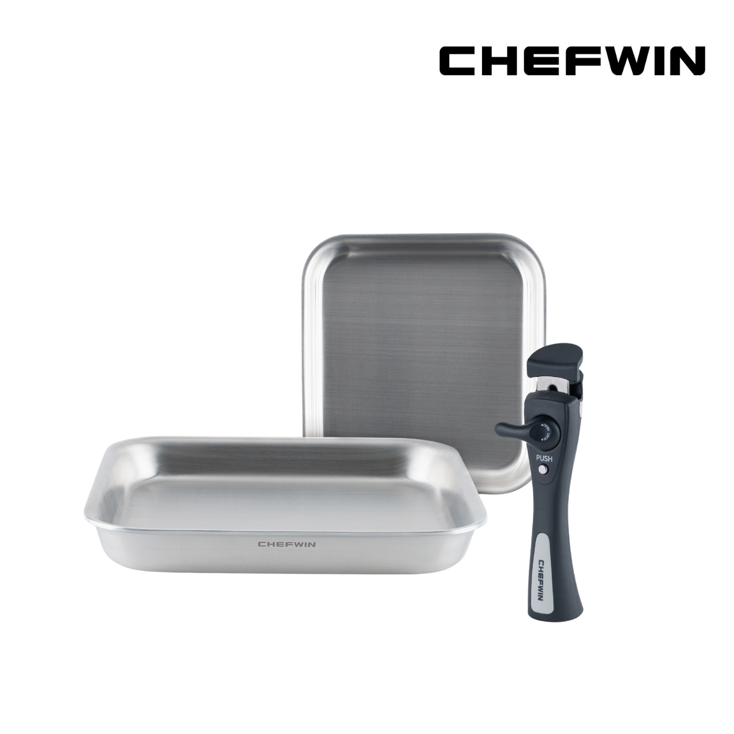 Chảo Chiên/Xào Cán Rời Chefwin Dreamhand Square Pan 24cm Inox 316 Cao Cấp