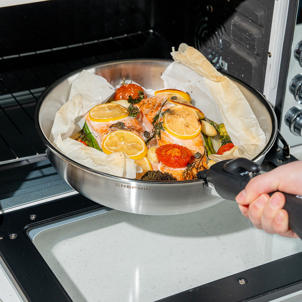 Chảo Xào Tay Cầm Rời Chefwin 26cm