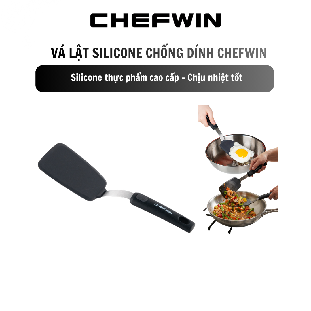 Vá lật silicone chống dính Chefwin - Silicone thực phẩm cao cấp