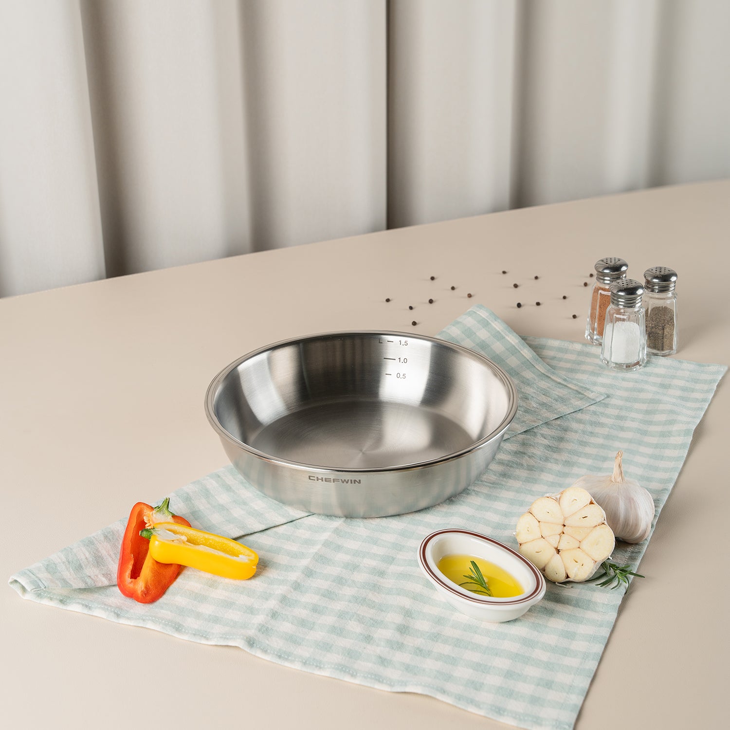 Chảo Xào Tay Cầm Rời Chefwin 22cm