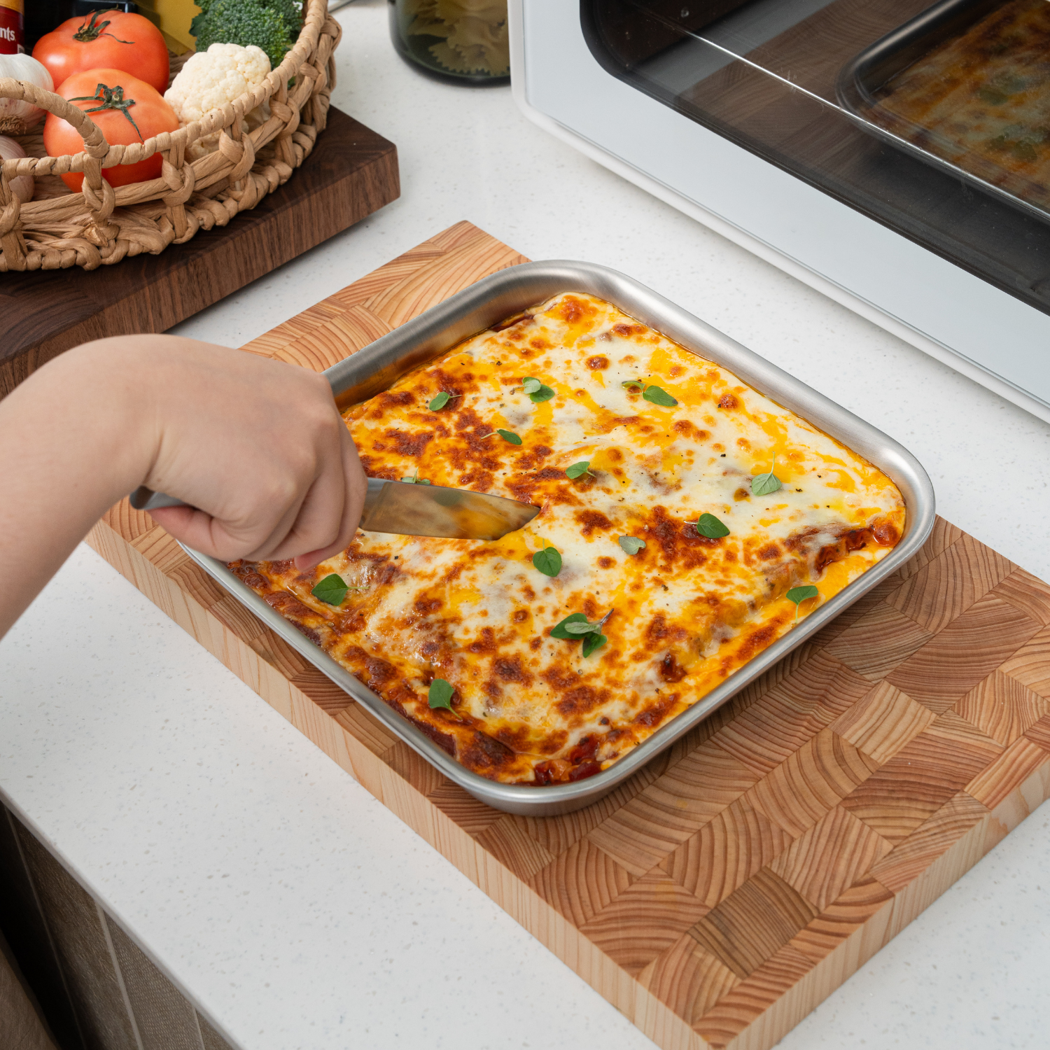 Chảo Chiên/Xào Cán Rời Chefwin Dreamhand Square Pan 24cm Inox 316 Cao Cấp