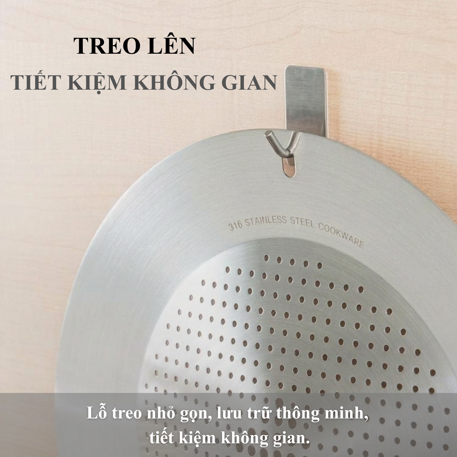 Nắp đậy đa năng Chefwin Multi Cover đậy vừa nhiều size chảo tiện dụng