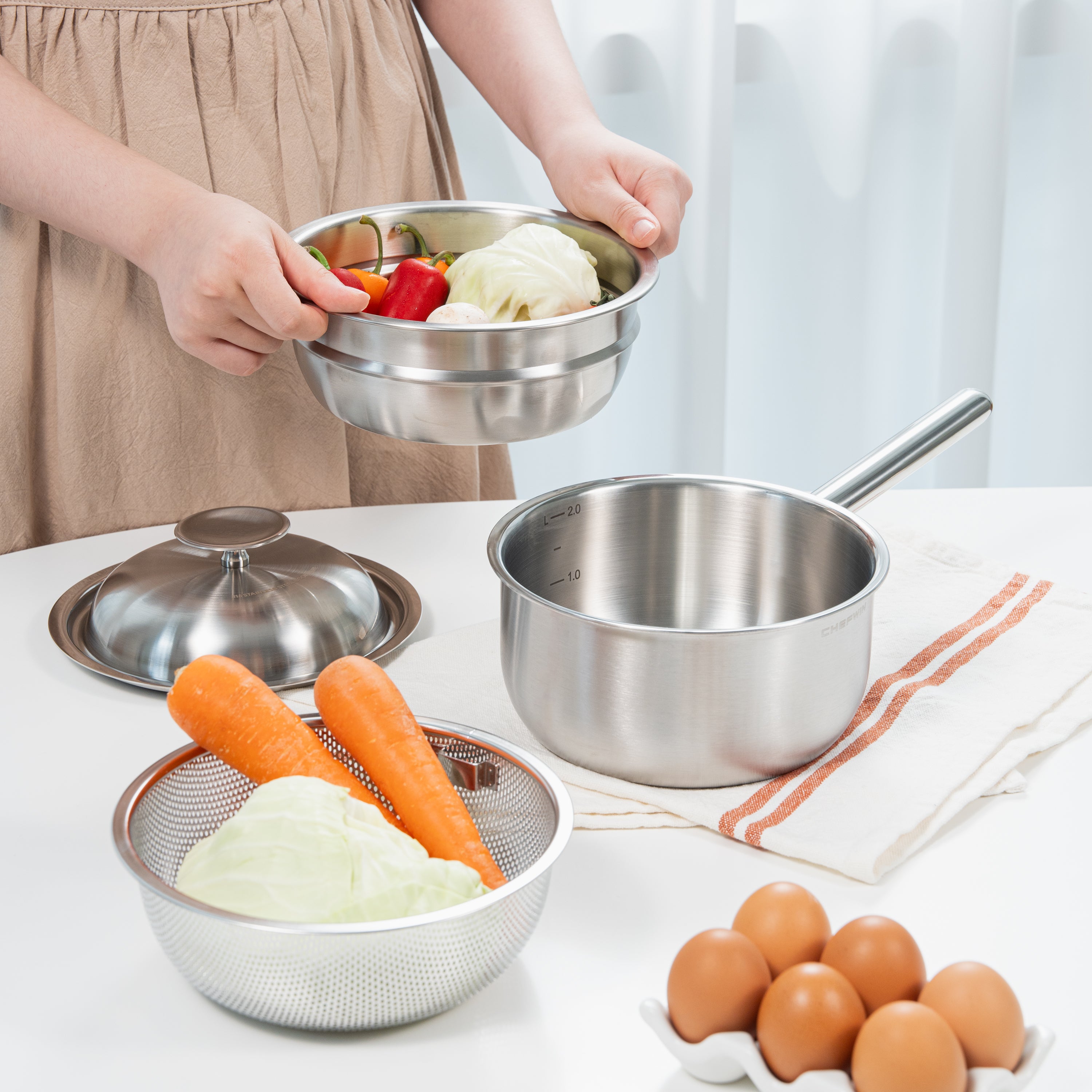 Nồi Inox Đa Năng Smart Cooker 18cm
