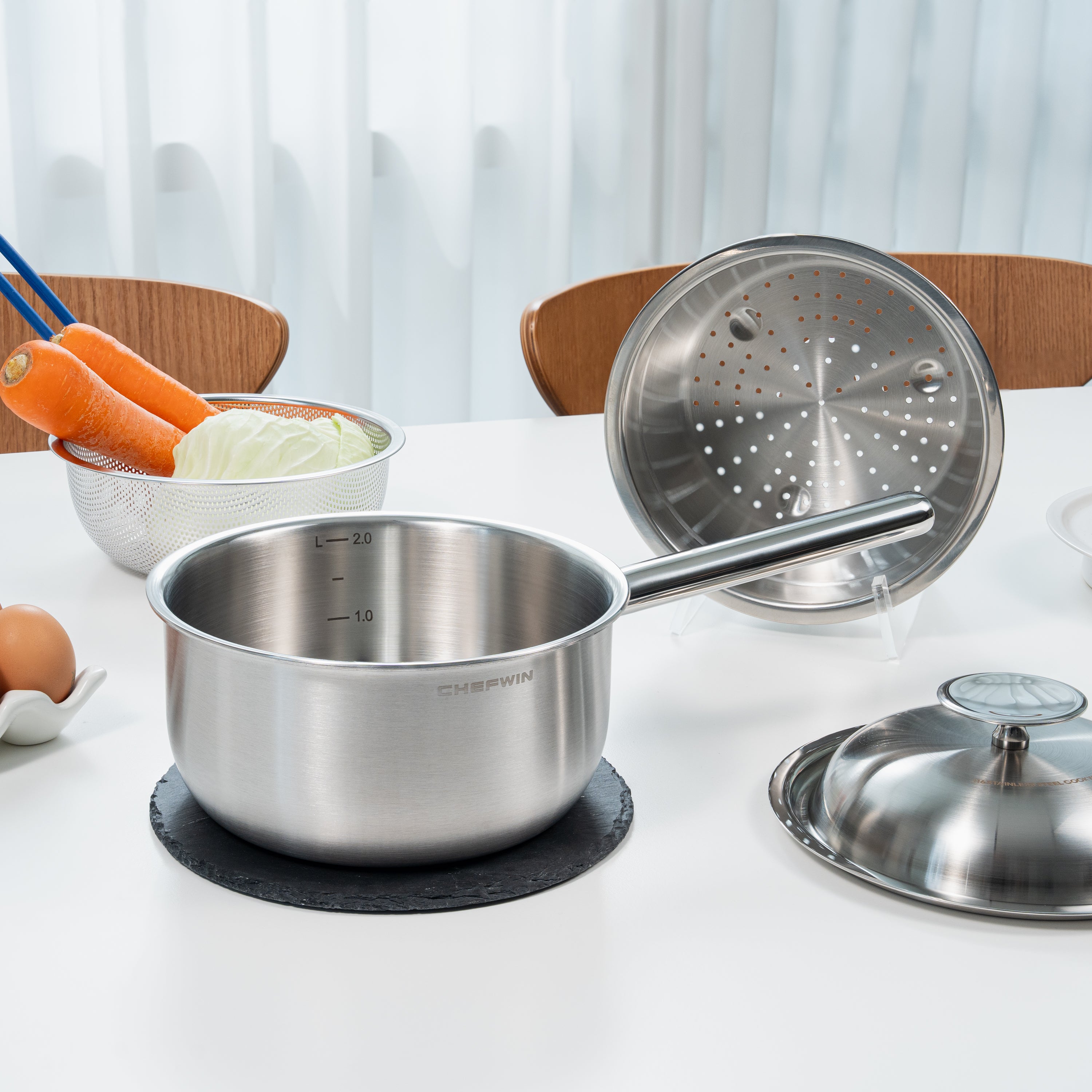 Nồi Inox Đa Năng Smart Cooker 18cm