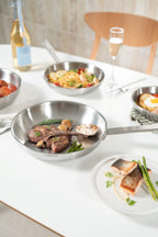 Chảo chiên Chefwin 24cm Inox 316 cao cấp