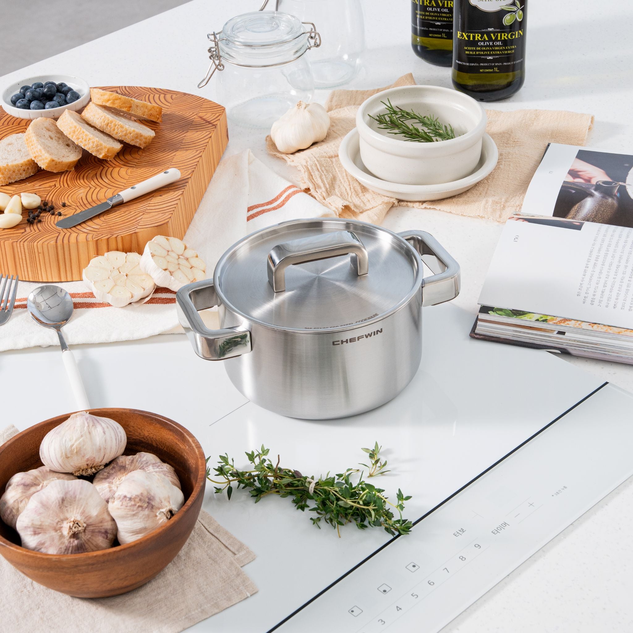 Nồi Chefwin Inox 316 Cao Cấp 16cm (1.8l)