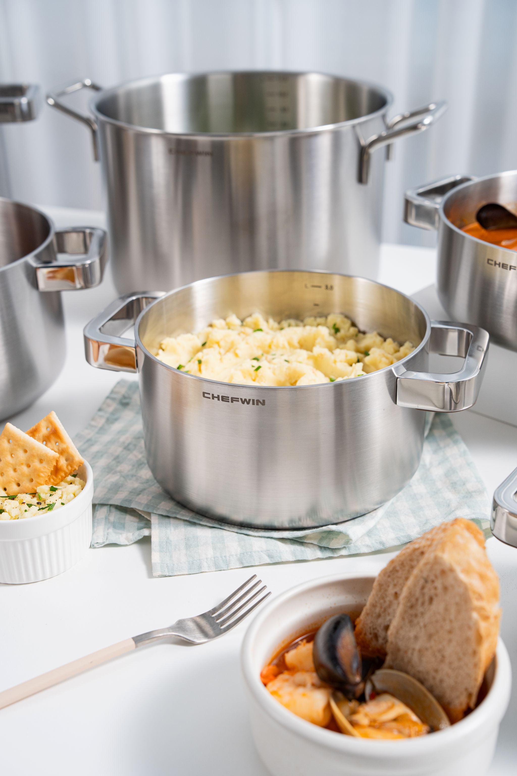 Nồi Chefwin Inox 316 Cao Cấp 20cm (3.4l)