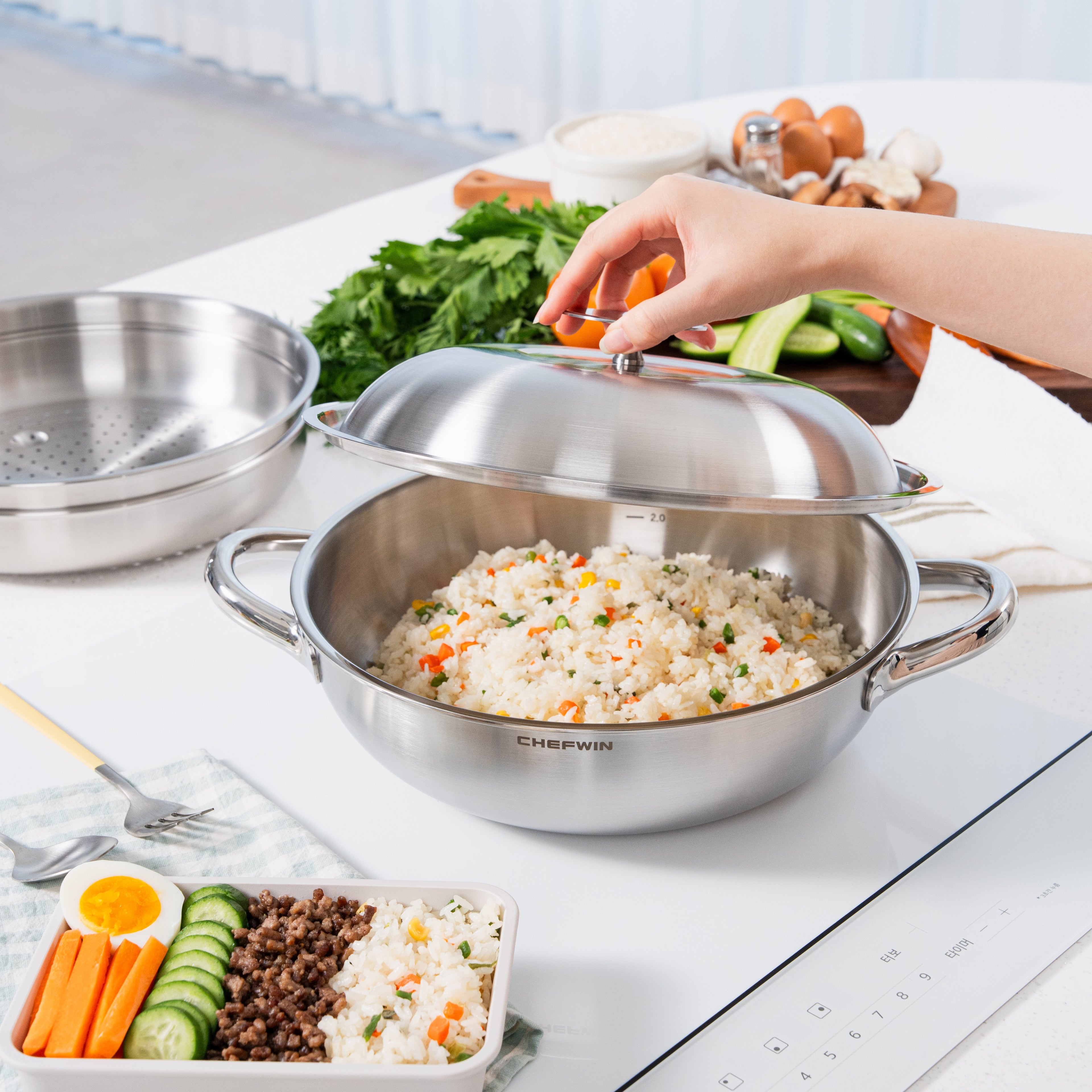 Nồi lòng sâu Chefwin Party Wok 28cm
