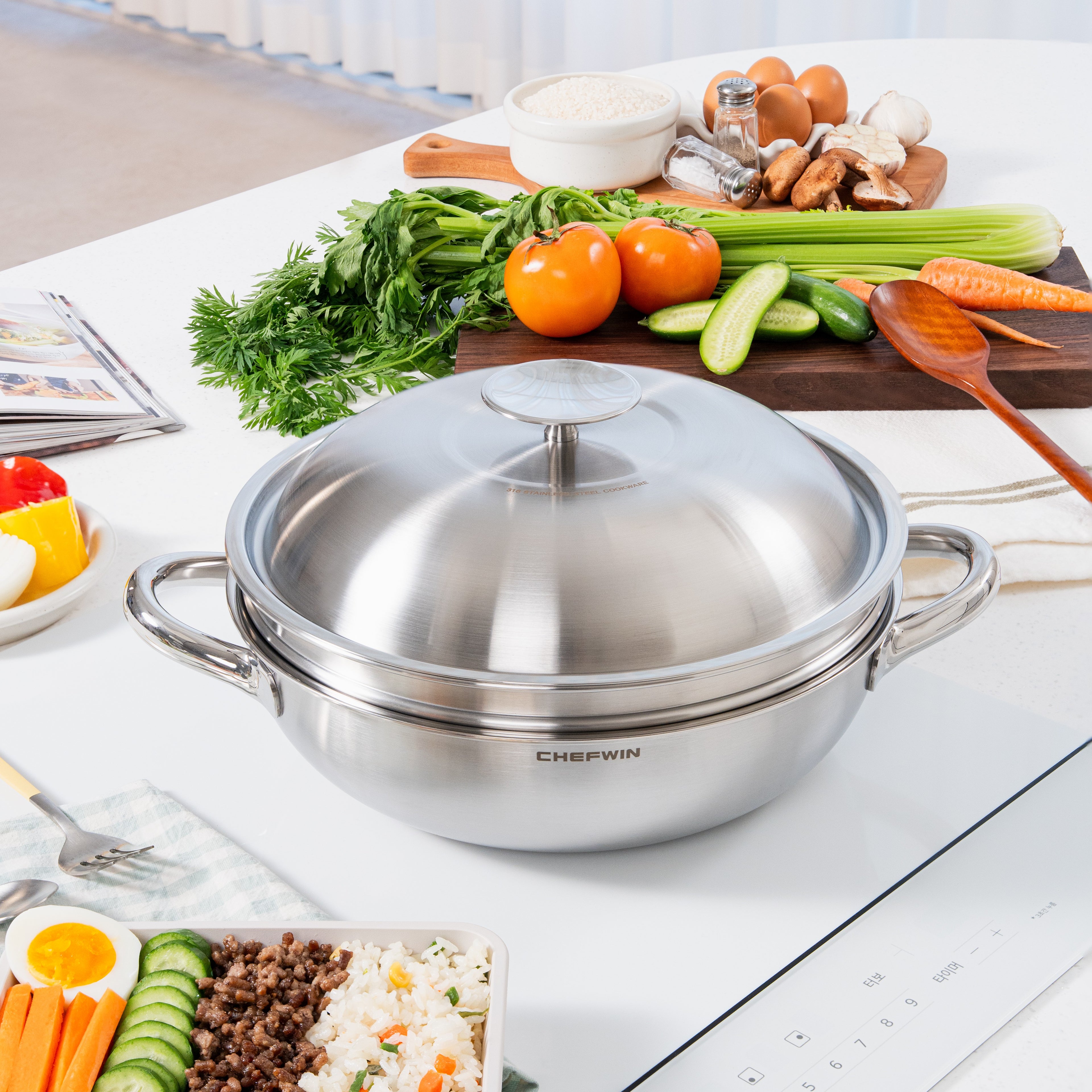 Nồi lòng sâu Chefwin Party Wok 28cm