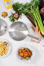 Chảo Lòng Sâu Chefwin Multi Wok 24cm Inox 316 Cao Cấp