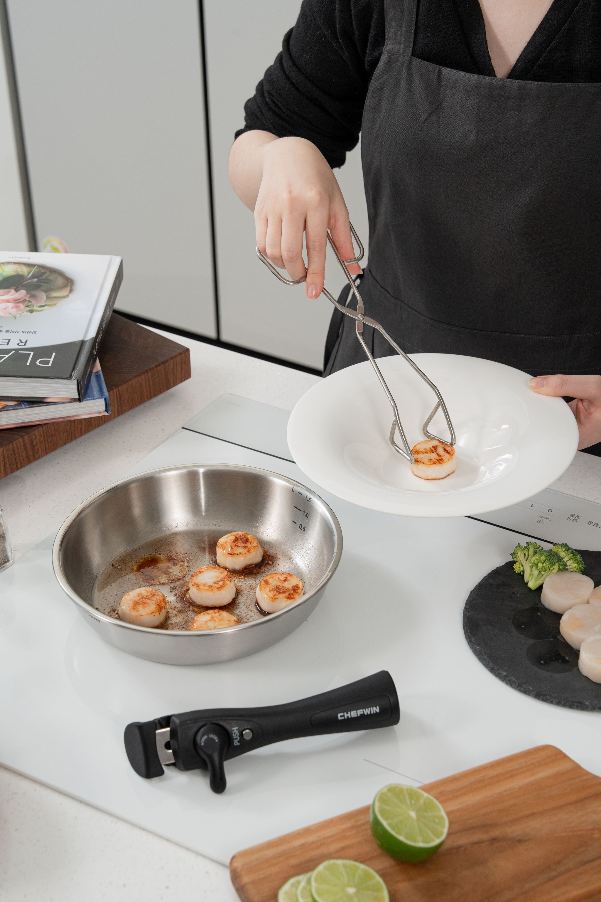Chảo Xào Tay Cầm Rời Chefwin 22cm