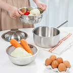 Bộ nồi chảo 2 món inox 316 Chefwin - Đúc liền 5 lớp