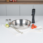 Bộ nồi chảo 2 món inox 316 Chefwin - Đúc liền 5 lớp