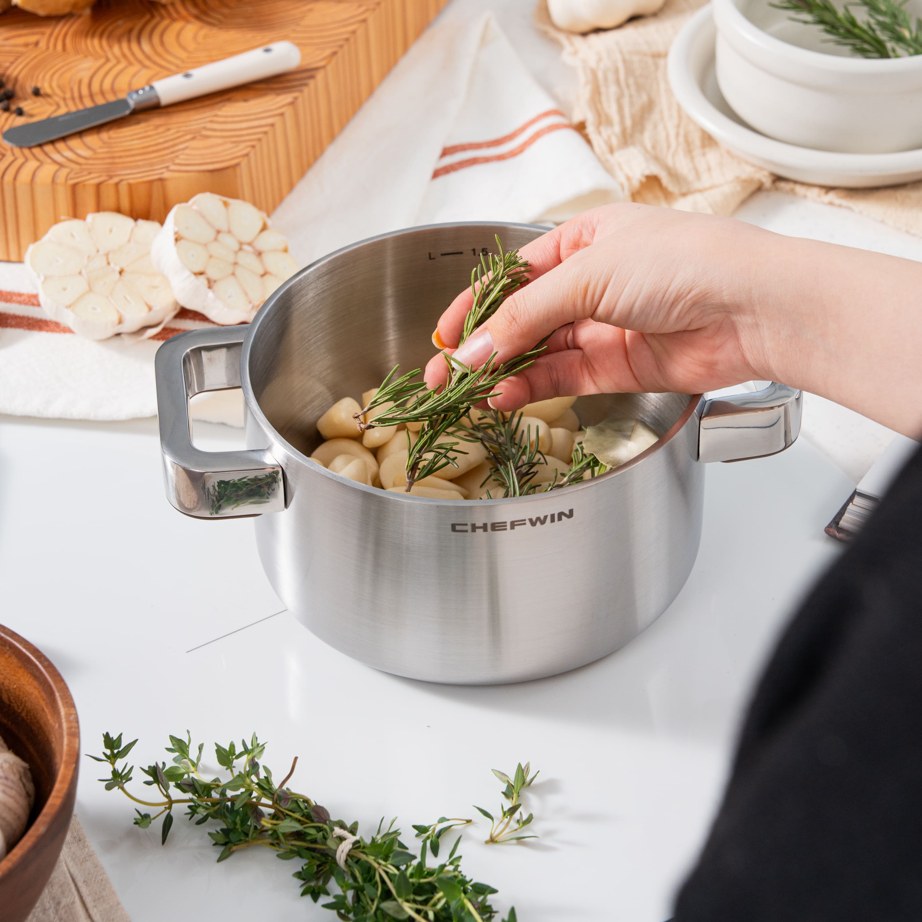 Nồi Chefwin Inox 316 Cao Cấp 16cm (1.8l)