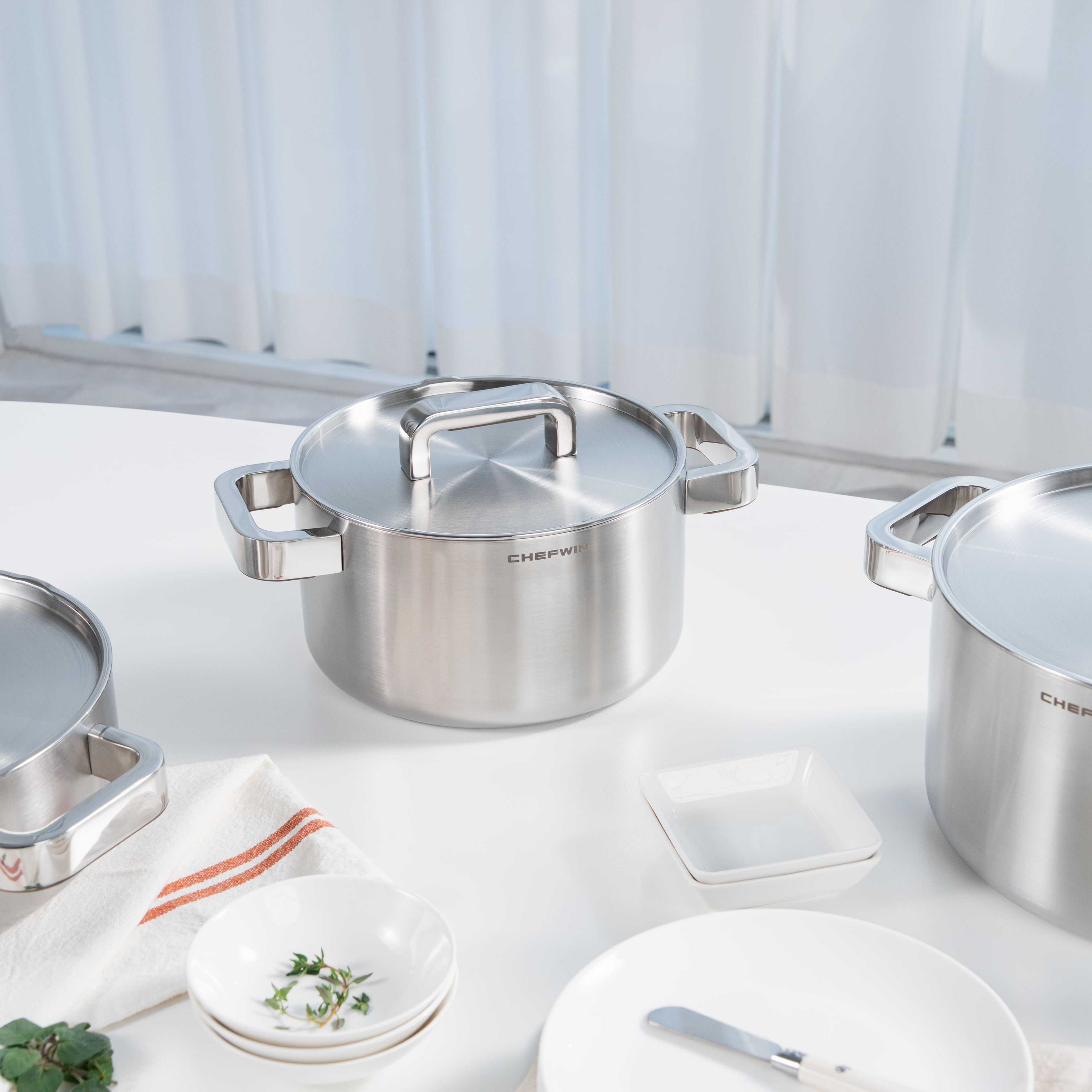 Nồi Chefwin Inox 316 Cao Cấp 20cm (3.4l)