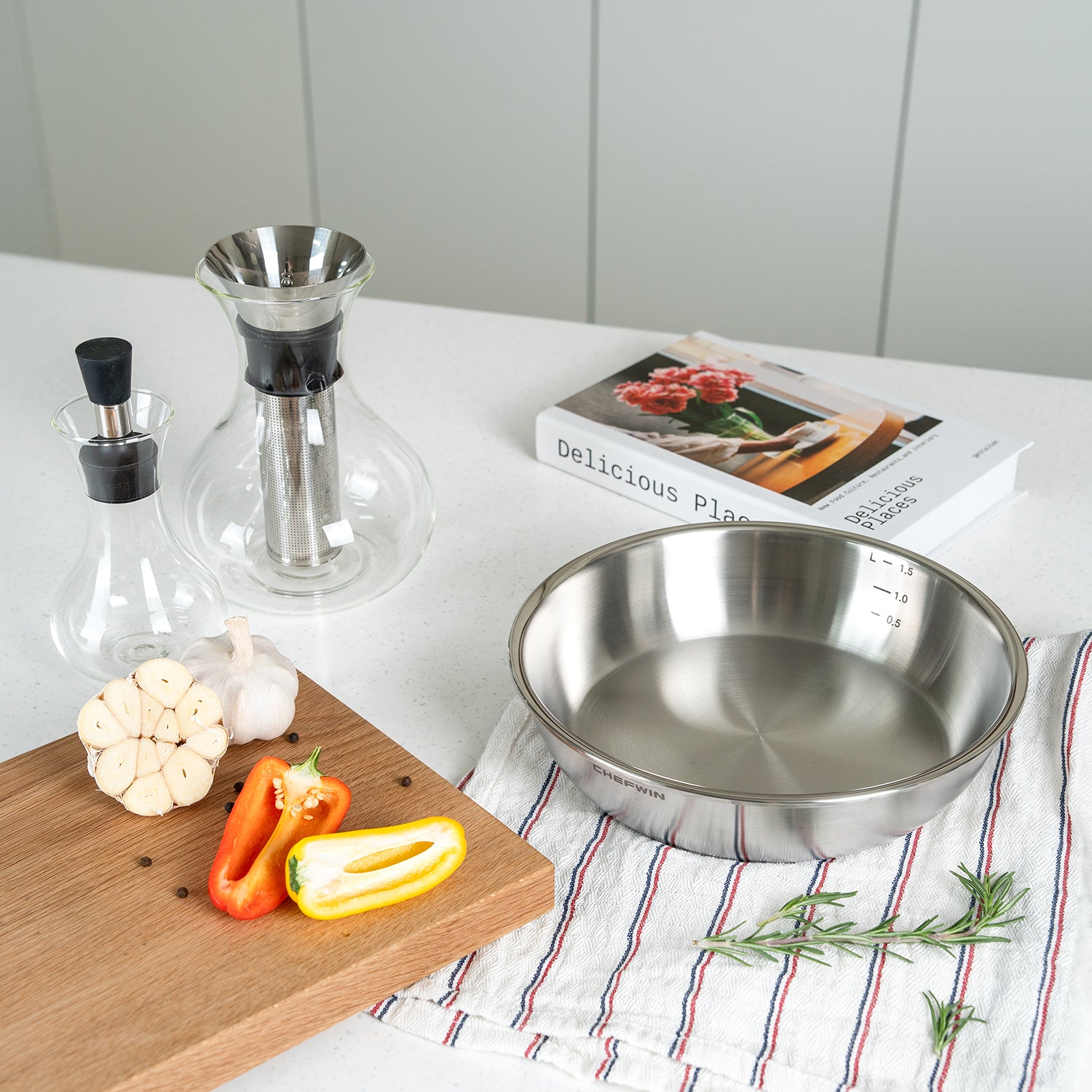 Chảo Chiên/Xào Cán Rời Chefwin Dreamhand Sauté Pan 22cm Inox 316 Cao Cấp