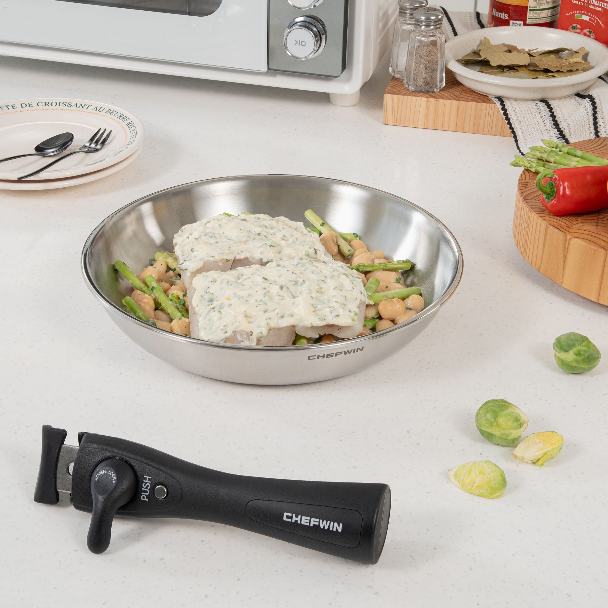 Chảo chiên tay cầm rời Dream Hands Frypan 24cm inox 316 cao cấp