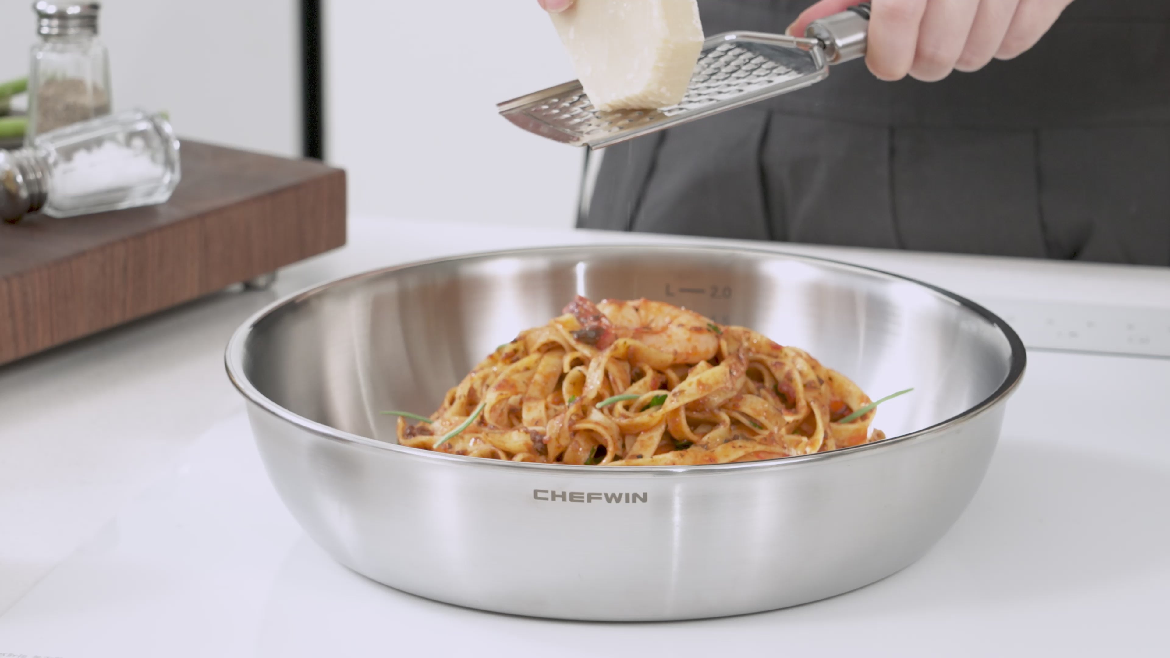 Chảo Xào Tay Cầm Rời Chefwin 26cm