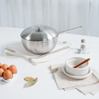 Chảo Lòng Sâu Đa Năng Chefwin Multi Wok 24cm Inox 316 Đúc Liền 5 Lớp